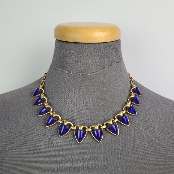 Stella & Dot Jewelry - Stella & Dot Lottie Navy & Gold Necklace